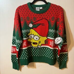 Lisa Simpson Ugly Xmas Sweater/ Adult / Unisex / NWT